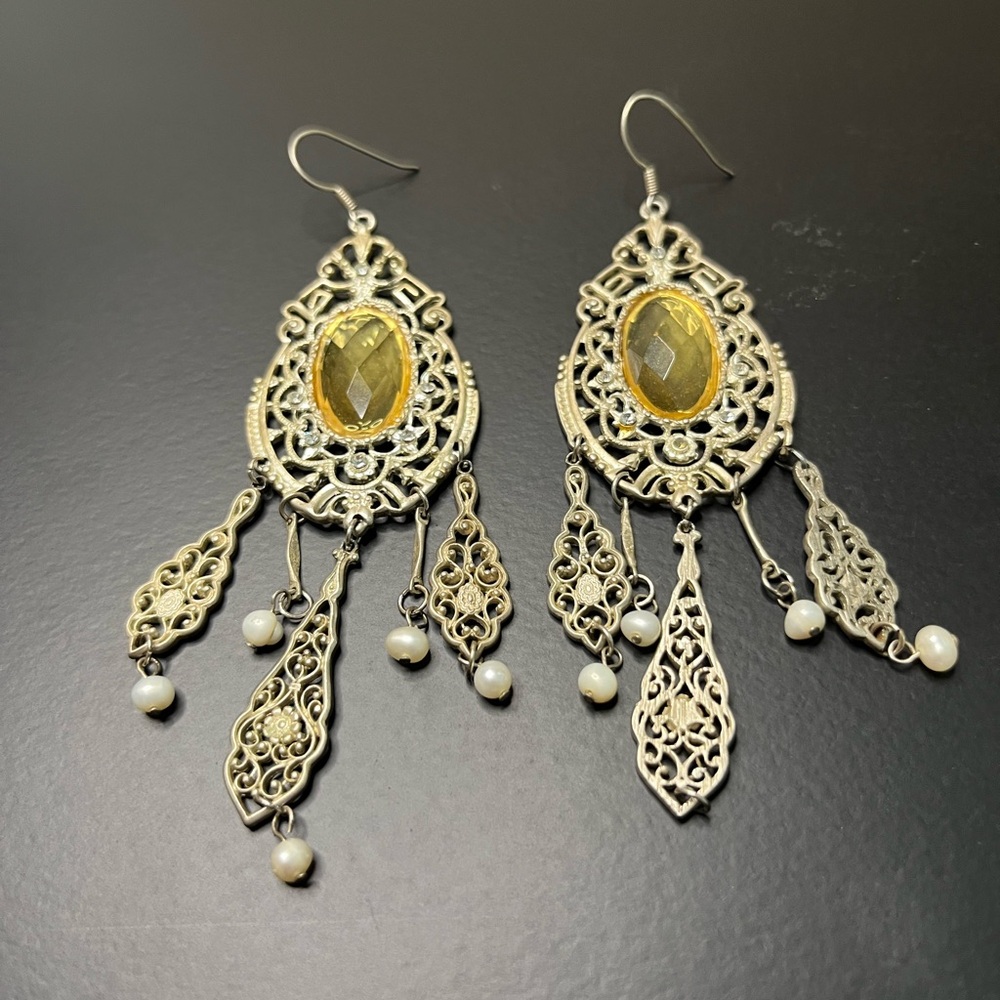 112 Vintage-Style Solje-Inspired Chandelier Earrings